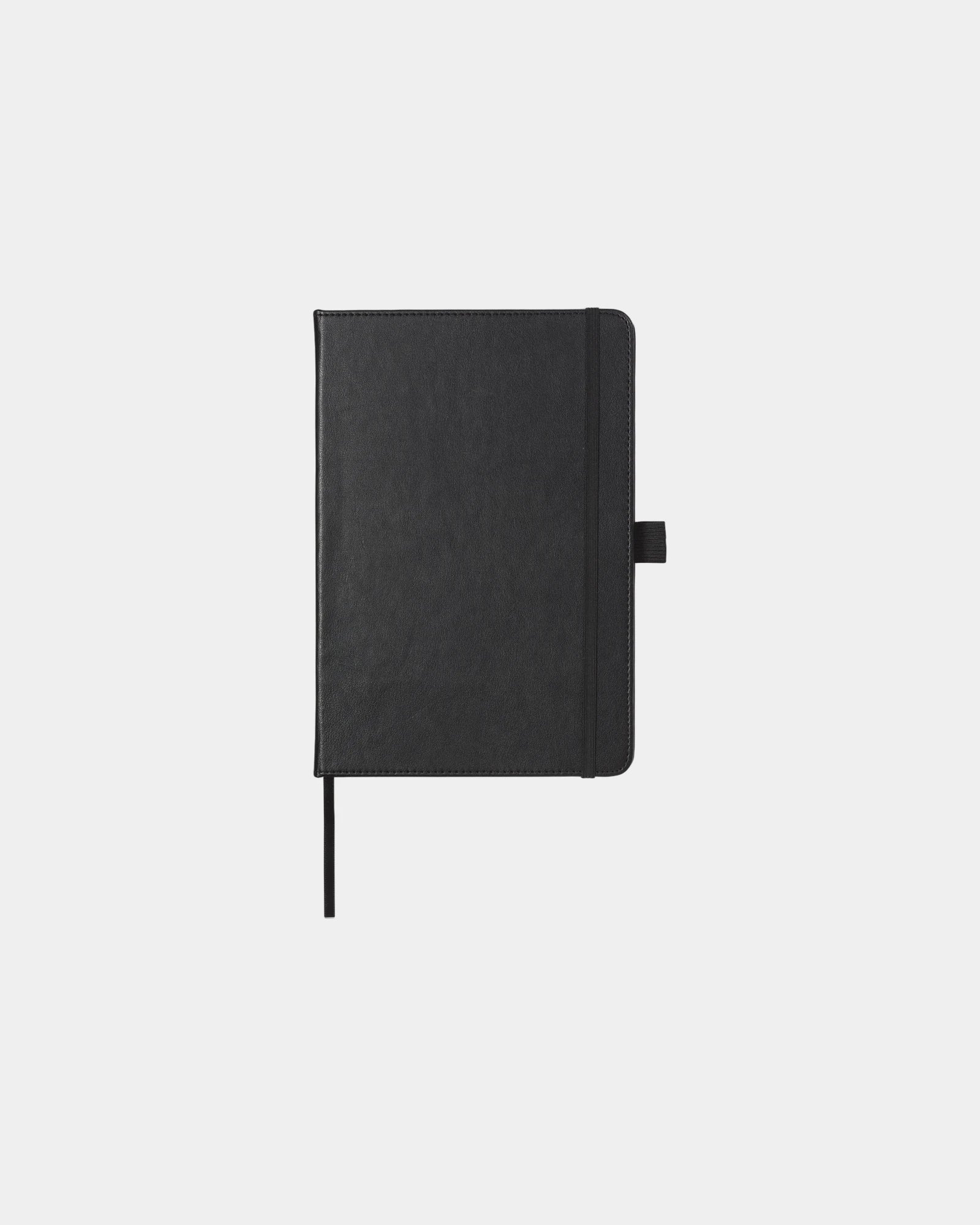 Carnet A5 PU noir à personnaliser - 1